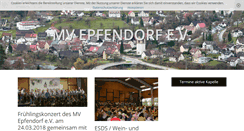 Desktop Screenshot of musikverein-epfendorf.de