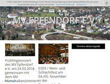 Tablet Screenshot of musikverein-epfendorf.de